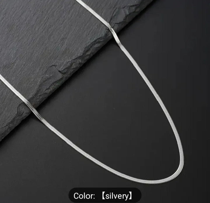 Elegant Silvery Jewelry Set for Men