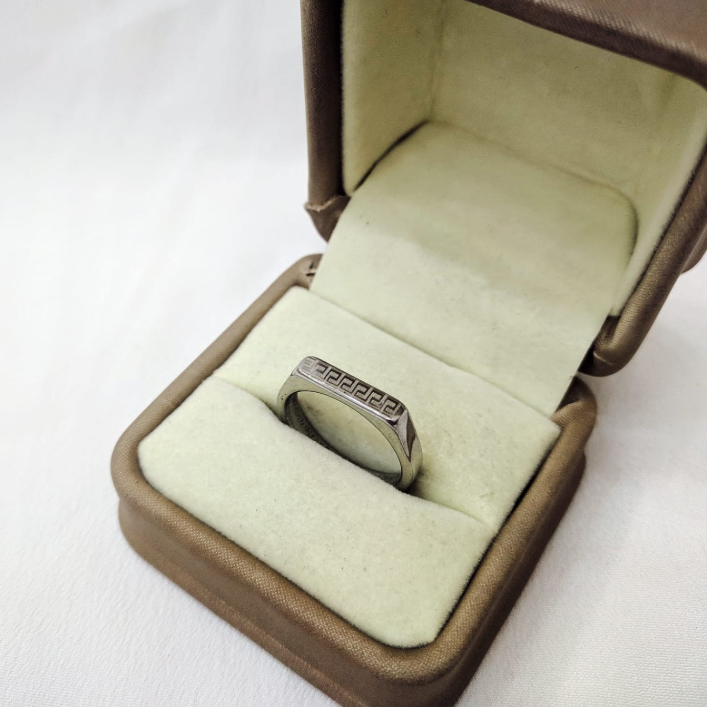 Versace Ring for Boys | Stainless steel with free Box