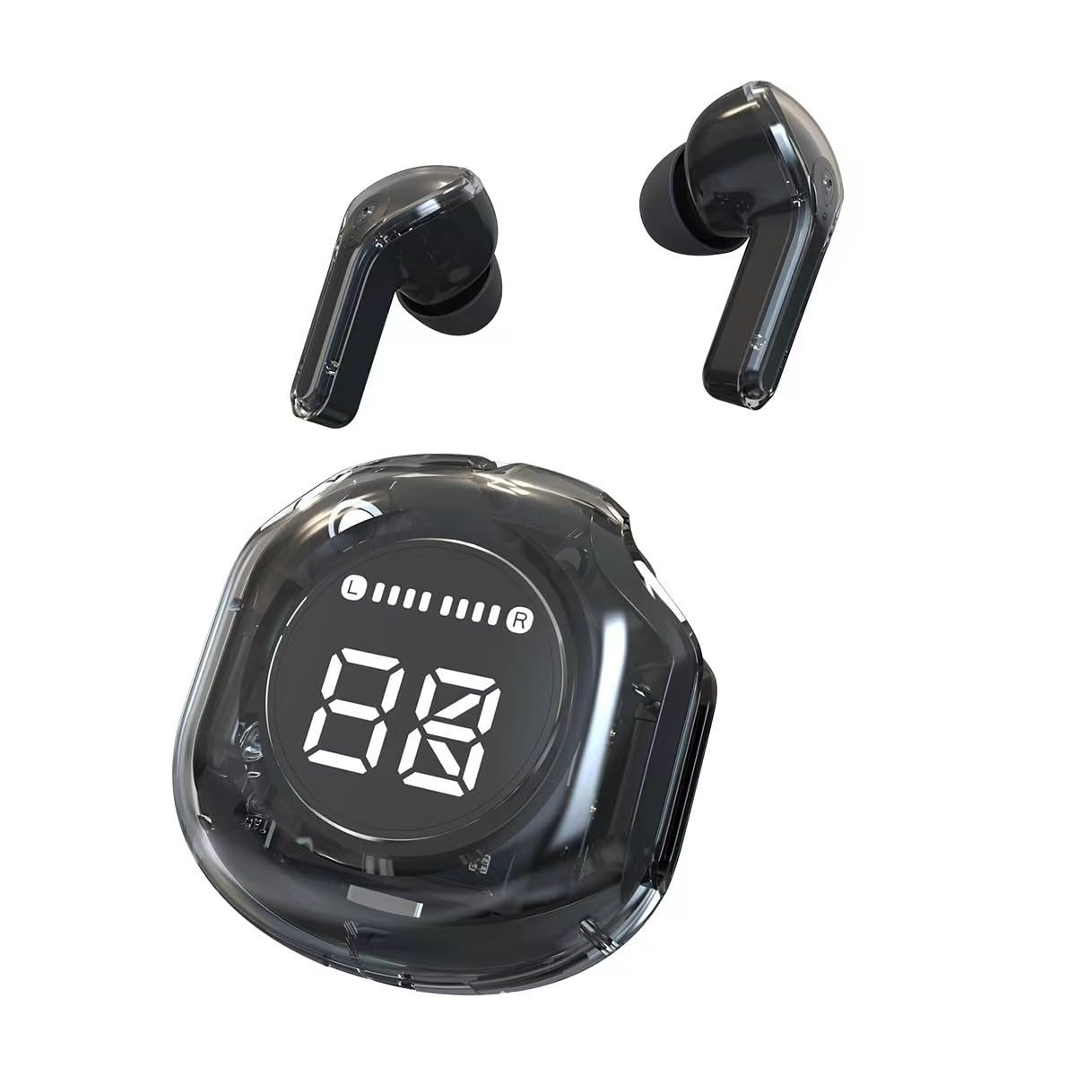 Air 39 Earbuds Wireless Crystal Transparent Bluetooth 5.3 Ear buds