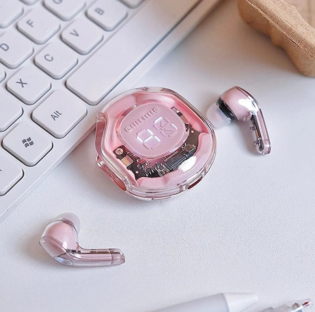 Air 39 Earbuds Wireless Crystal Transparent Bluetooth 5.3 Ear buds