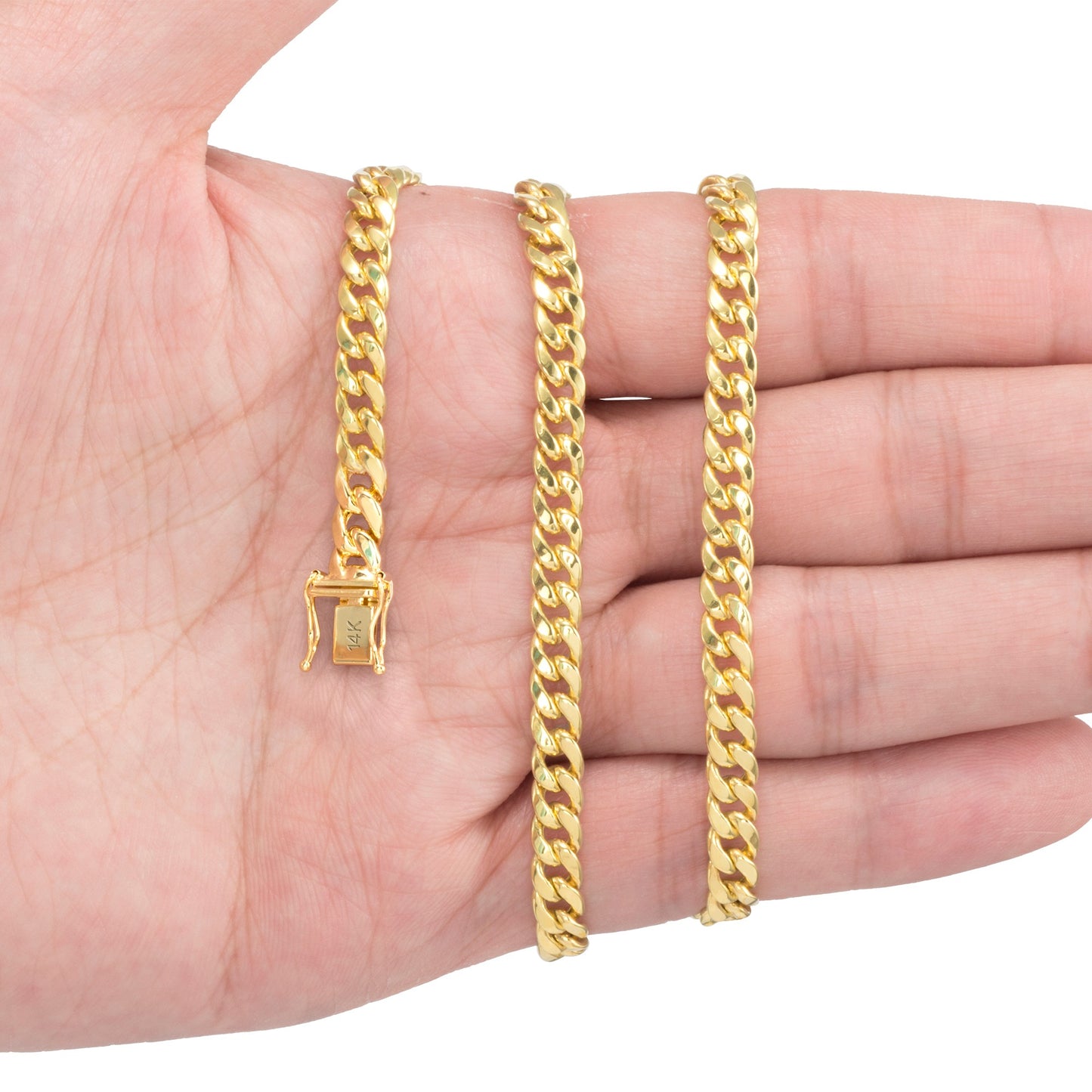 Stainless Steel Italian Thin Cuban Chain For Men