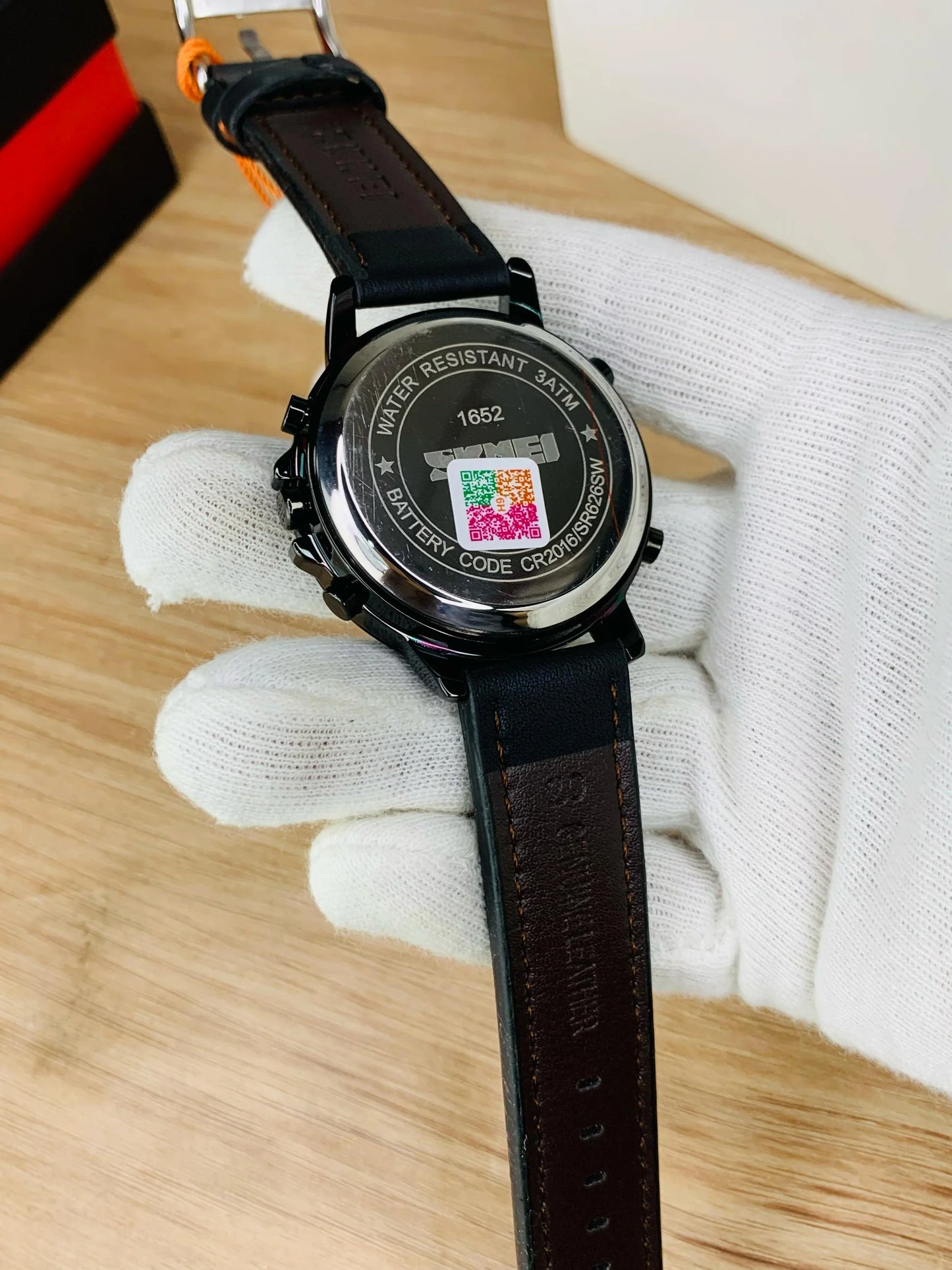 SKMEI 1652 Straps Analog & Digital Wrist Watch For Men