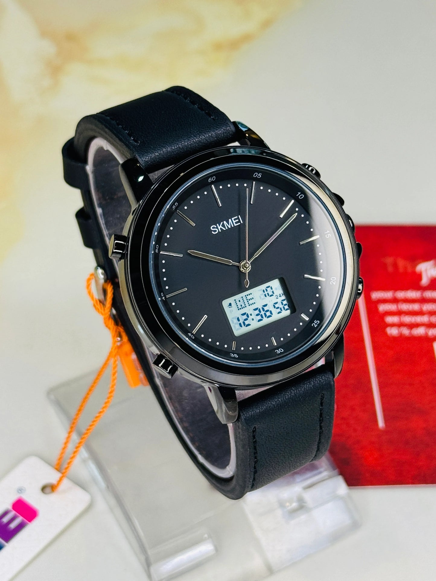 SKMEI 1652 Straps Analog & Digital Wrist Watch For Men