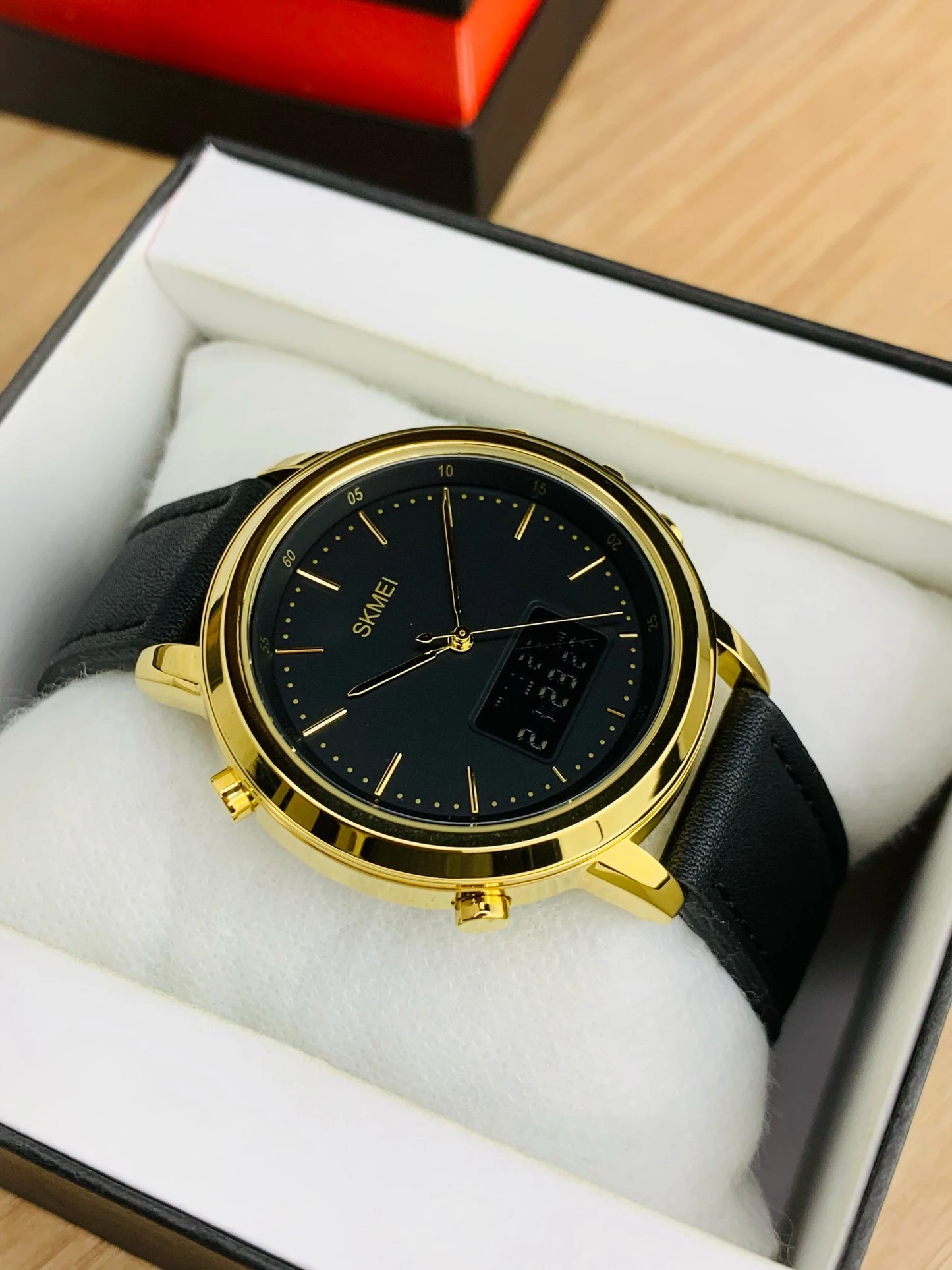 SKMEI 1652 Straps Analog & Digital Wrist Watch For Men