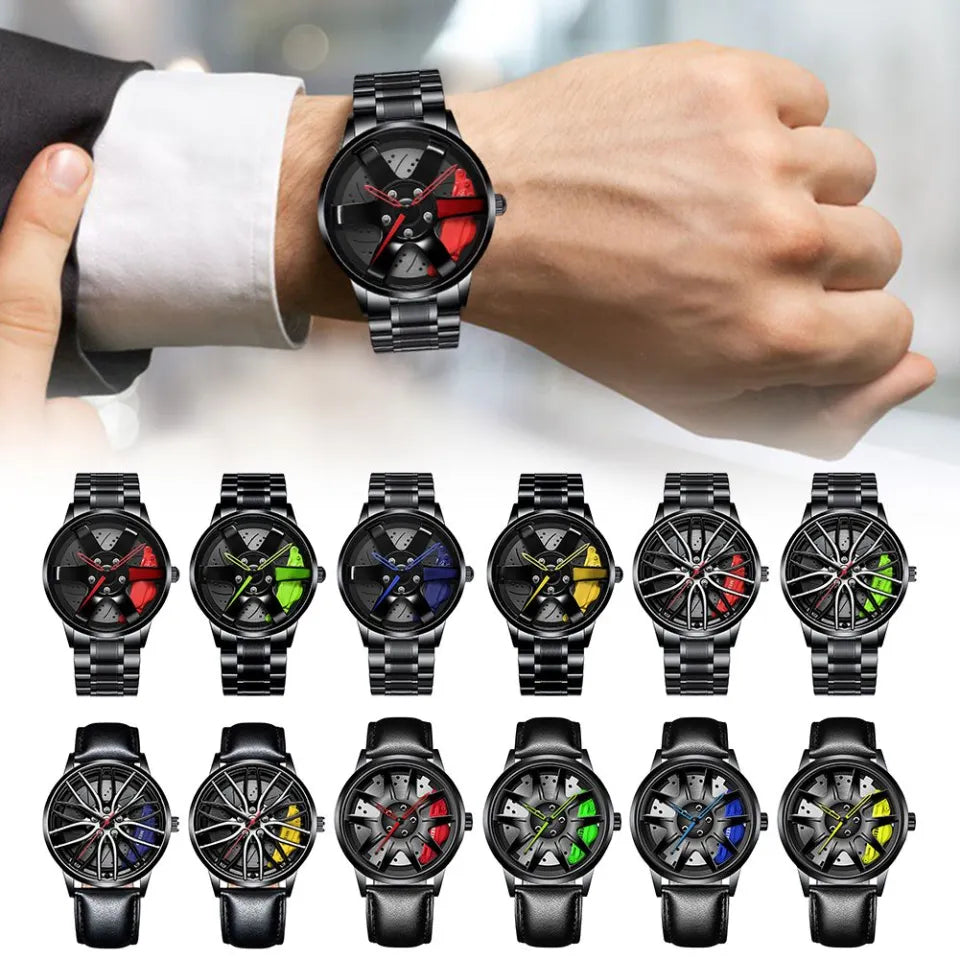 Wheel Watch 3D Rotating Spinning Watch