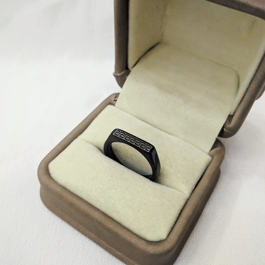Versace Ring for Boys | Stainless steel with free Box