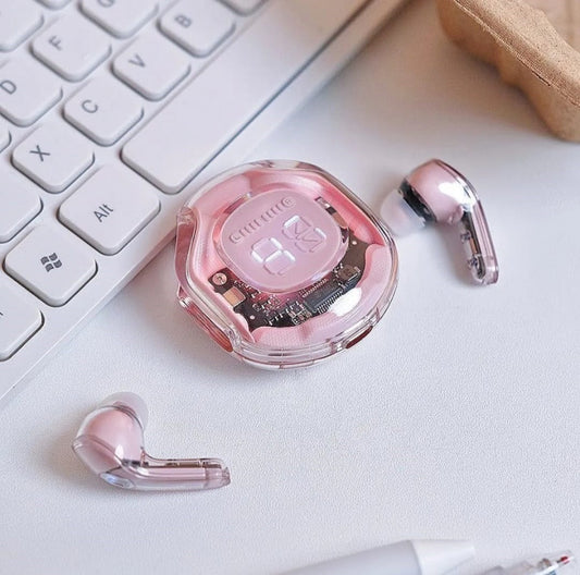 Air 39 Earbuds Wireless Crystal Transparent Bluetooth 5.3 Ear buds