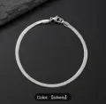 Elegant Silvery Jewelry Set for Men